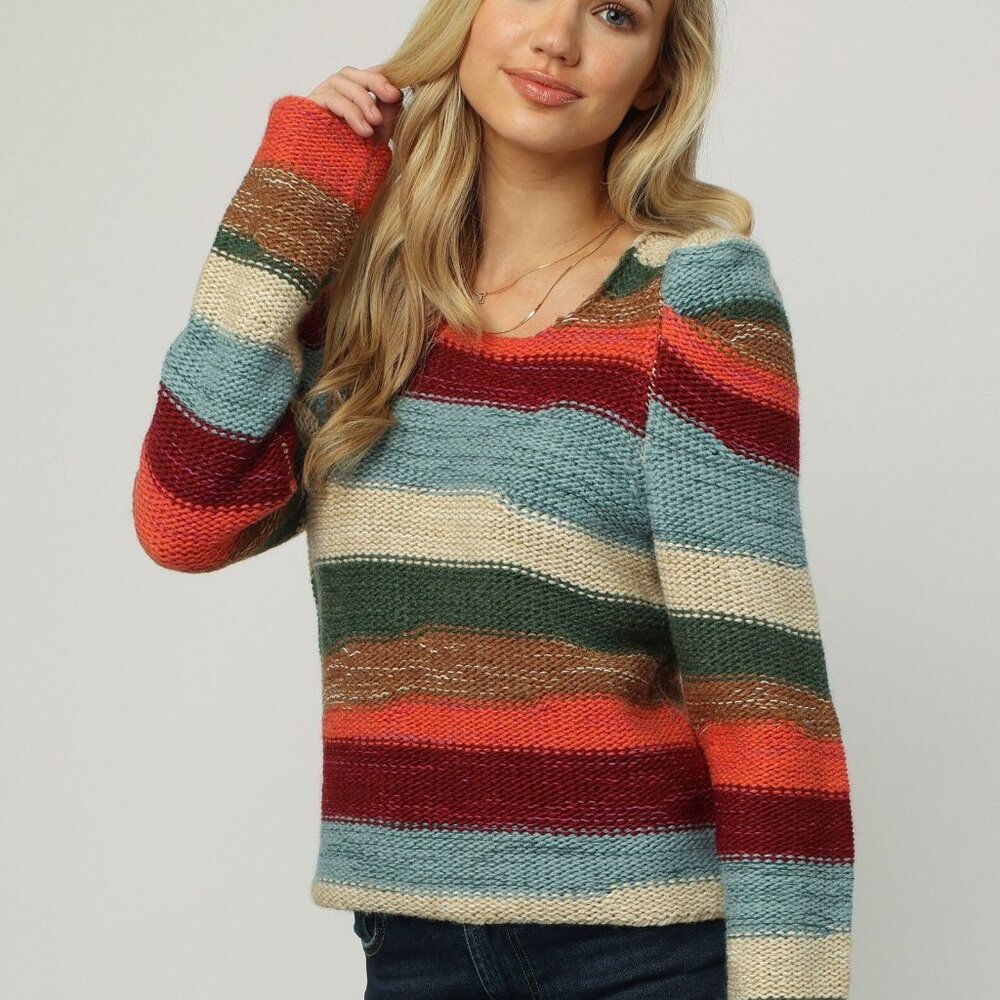 NWT - Dear John Leah Sweater in Fruit Stripe